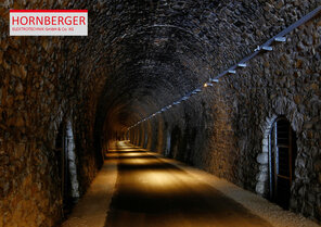 Lichtkonzept im Biertunnel